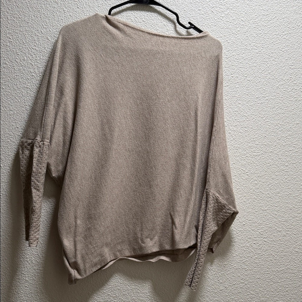 Neutral Taupe Women's Lightweight Sweater